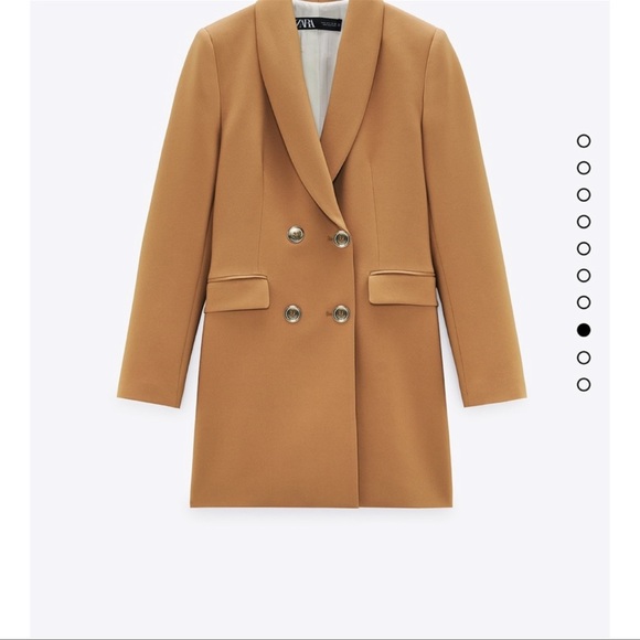 BLOGGERS FAV ZARA NWT LONG BLAZER - Picture 5 of 6